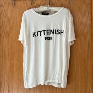 Kittenish Logo Tee- Size XXL